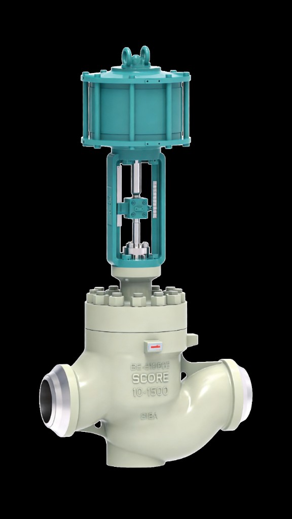 Piston actuator cutaway